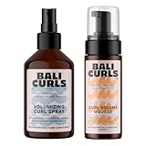 BALI CURLS Volume Boost Set – Curl Volume Foam & Volumizing Curl Spray – Für feines Haar & luftiges Volumen ohne Beschweren