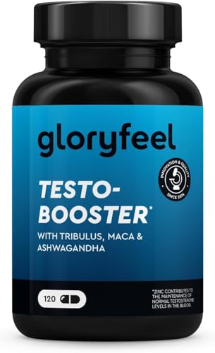 Testosteron Booster Extra hoge dosis - Maca (20:1), Tribulus Terrestris (25:1), 500 mg fenegriek, ginseng, citrulline, ashwagandha en meer - 120 veganistische capsules voor mannen en vrouwen