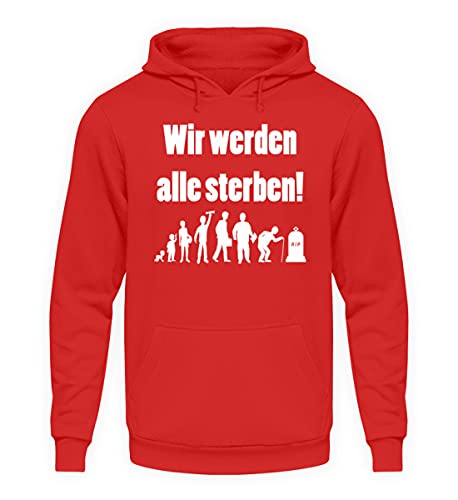 Sweat à capuche rouge pour vos moments de détente entre amis
