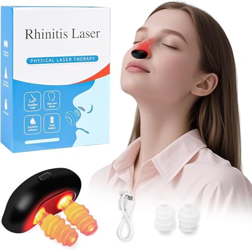 Red Light Nasal Therapy Device Infrared Light Therapy. Portable Red Light Therapy Belt for Nose Nasal Clearing Device (black1)