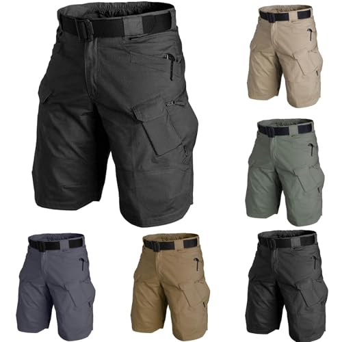 Générique Short tactique pour homme, coupe décontractée, séchage rapide, respirant, imperméable - pour randonnée, escalade, camping