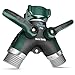 2wayz All Metal Body Garden Hose Splitter. Newly Upgraded (2017): 100% Secured, Bolted & Threaded. Easy Grip, Smooth Long Handles y Valve