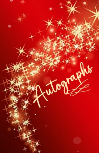 Autograph Book: Keepsake Memory Memorabilia Album to Collect Signatures of Movie Stars, Rock Stars, Sports Stars, Celebrities, Gift image 2