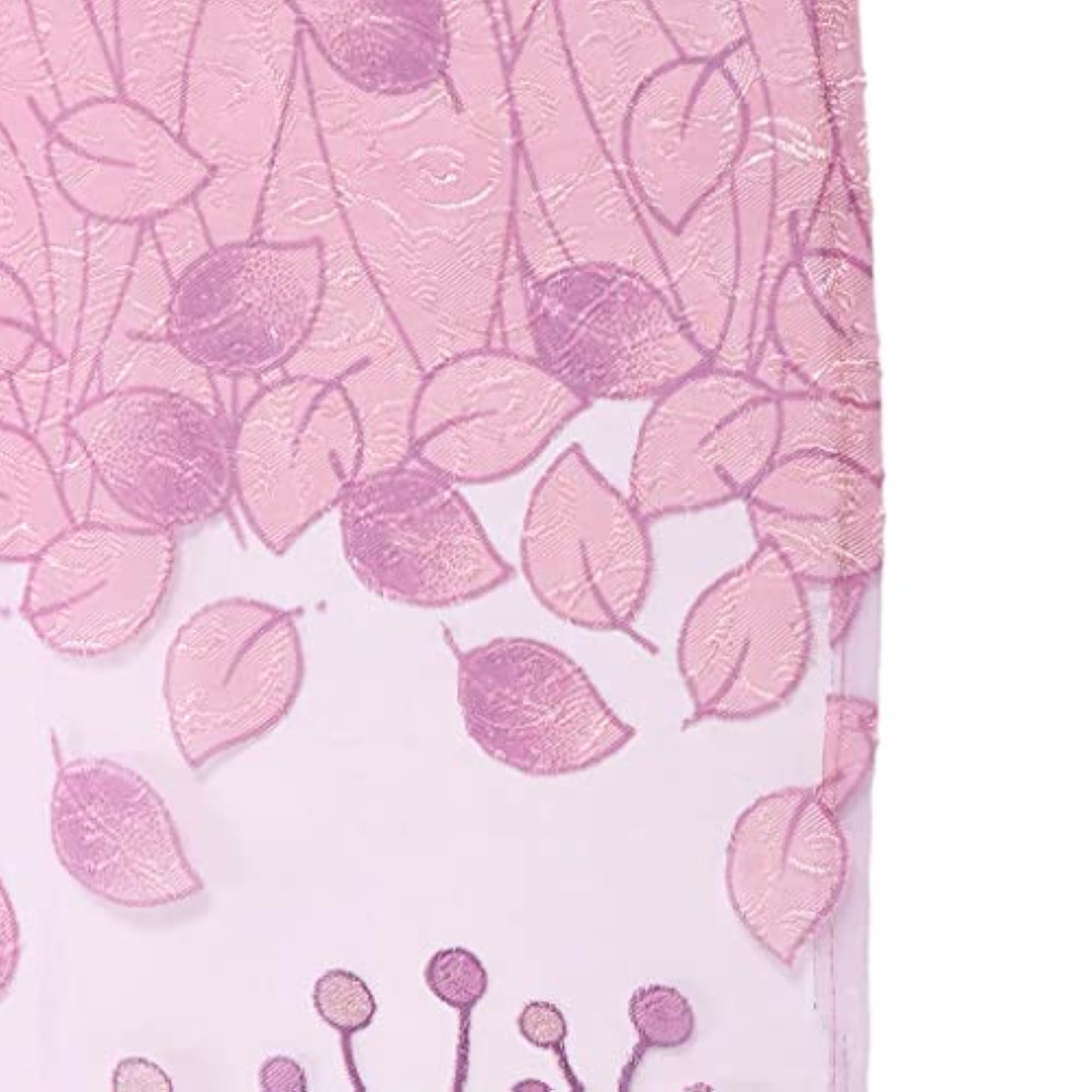 Floral Pattern Window Door Balcony Drape Curtain