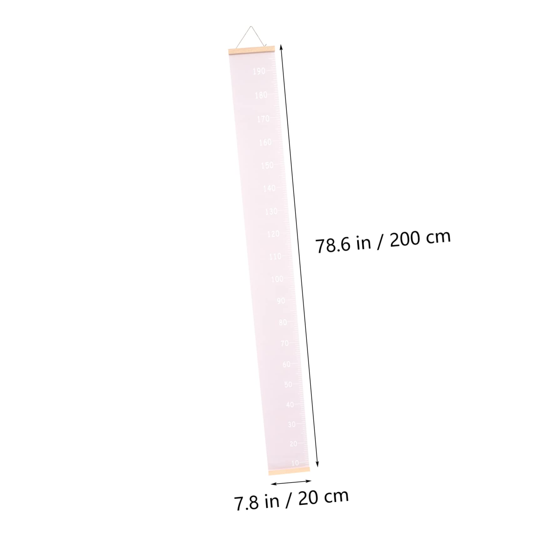 BESPORTBLE Height Measurement Ruler Removable Wall Hanging Growth Chart for Boys Durable and Easy to Install Height Growth Chart for Home Nursery School