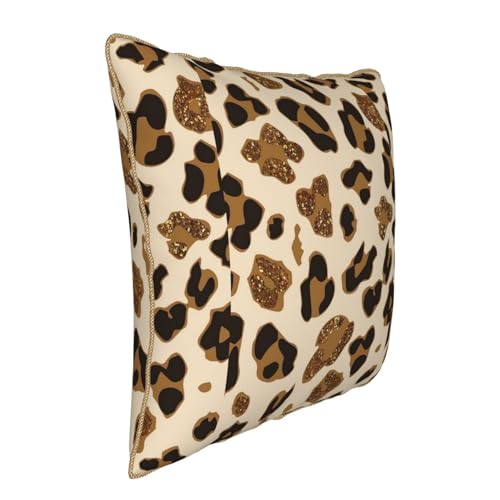 Housse de coussin léopard velours doux et confortable pour décoration de chambre - 3