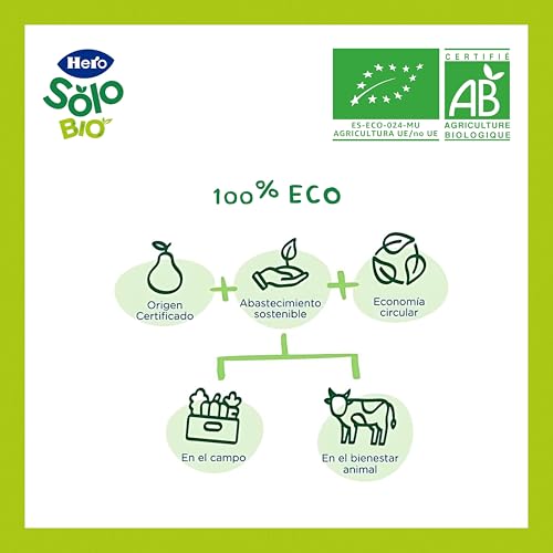 Miniatura 7 de Hero Solo - Pack Galletas Ecológicas Cookie Biscuit, Ingredientes 100 Naturales, Base De Cereales, Harina De Trigo, Sin Aceite De Palma, A Partir De 8 Meses, 160gx6uds