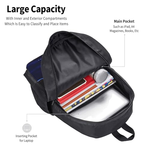 Morrales plegable de 20l negro para hombre y mujer miniatura 5