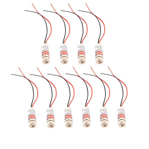 Rotes Lasermodul Industrielles Lasermodul Die Brennweite kann eingestellt werden (Linie-10pack)
