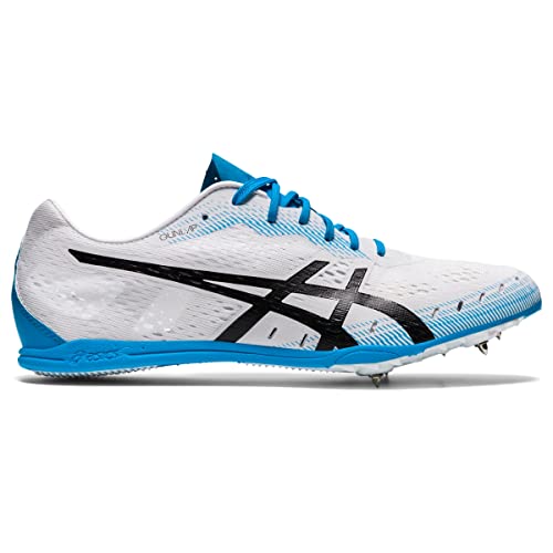 ASICS Unisex Gun Lap 2 Track & Field Shoes, 11, WHITE/BLACK