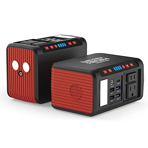 YYMC Générateur D'énergie Solaire Portable 80 Watts, Centrale Électrique Portable 20000 Mah, Sortie Sinusoïdale Alimentation Mobile pour Voyages De Camping en Extérieur Cover