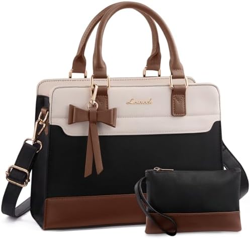 LOVEVOOK Handtasche Damen Mittelgroß PU Leder Tasche Groß Henkeltasche | Elegante Damenhandtasche mit Geldbörse, Vielseitige Umhängetasche und Schultertasche für Büro, Einkauf & Re