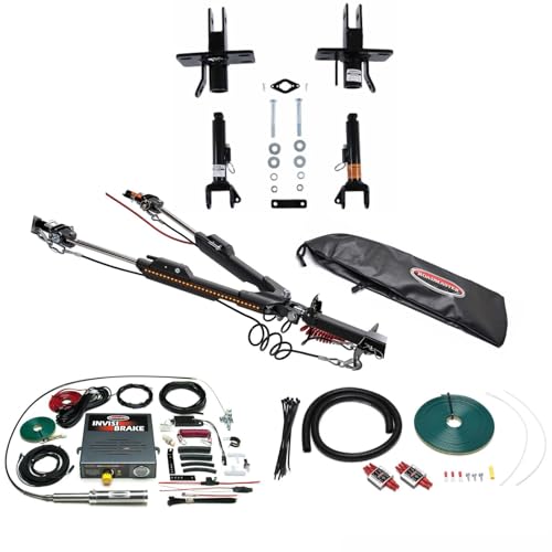 TrendsAuto Roadmaster Nighthawk Tow Bar and Baseplate Combo with Smart Diode Wiring Kit for Incandescent Bulbs, Invisibrake Braking System fits 2021 2024 Bronco with Metal Bumper | Includes Decal