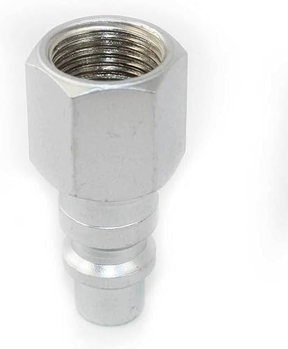 Miniatura 4 de MaxLLTo Reemplazo 3/8 pulgadas de acero industrial acoplador enchufe x 3/8 pulgadas hembra NPT para neumático interestatal CPH660