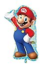 Ideal para cualquier fiesta. Amscan - Bolsa de regalo para fiesta infantil con temática de Mario Bros, multicolor, talla única