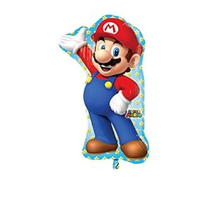 amscan 10022956 Nintendo Shape Foil Ballon met Super Mario Design-1 PC