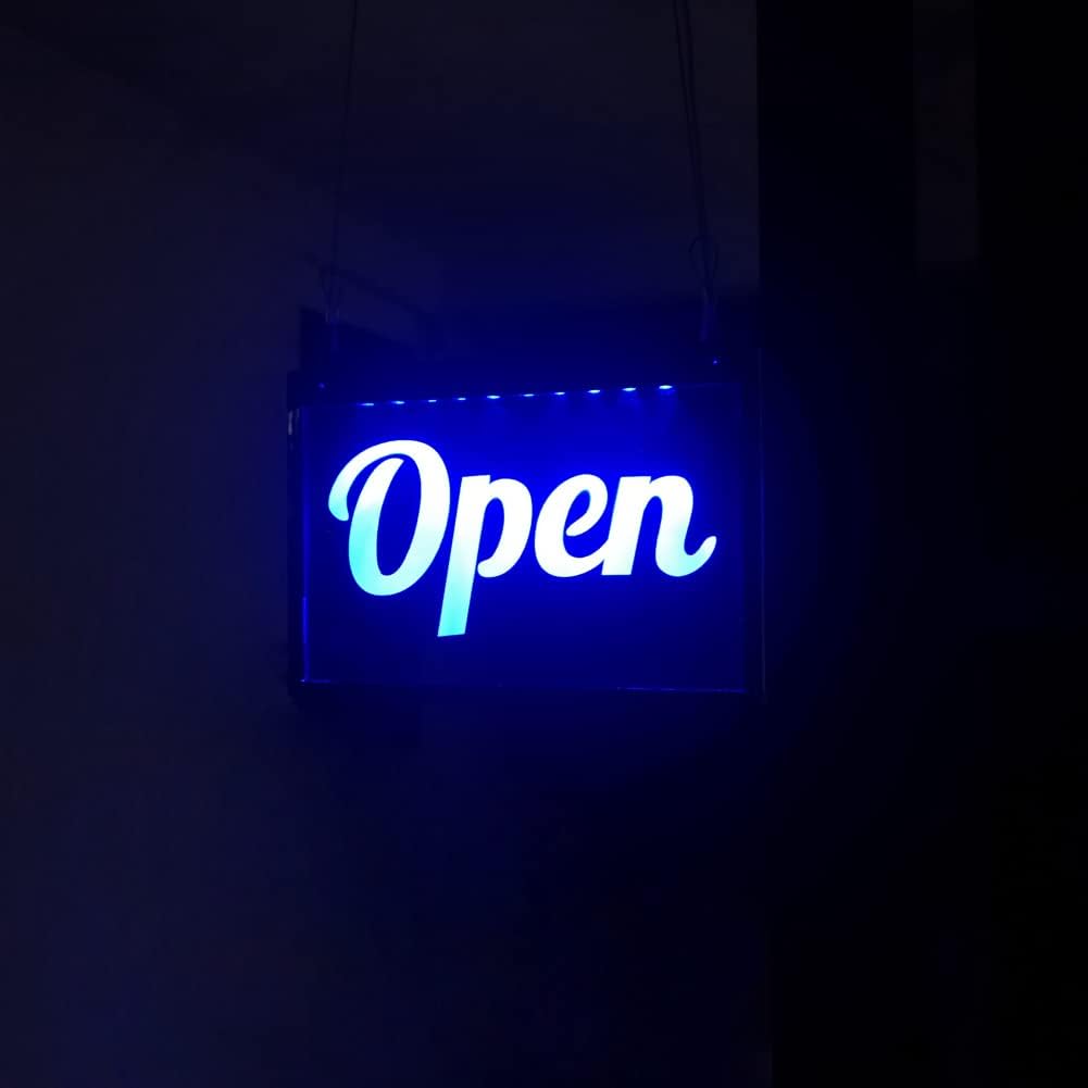 アクリル製 OPEN サイン ネオンLED サインライト カラーコンビネーションディスプレイ ライトオープニングサイン ショップウィ