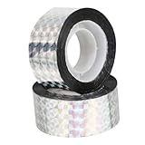 Abaodam 2 Nastro Riflettente Antiuccelli Nastro Olografico Scaccia Uccelli per Giardino Balcone e Esterno Dissuasore Naturale per Proteggere Piante e Spazi All Aperto