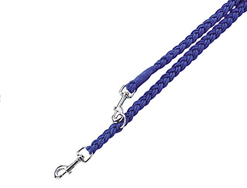 Nobby Führleine geflochten, blau L: 200 cm, B: 25 mm, 1 Stück