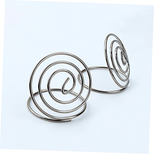 EXCEART 20 Unidades Suporte De Metal Para Mesa Marcadores De Lugar De Metal Titulares De Lugar De Ca