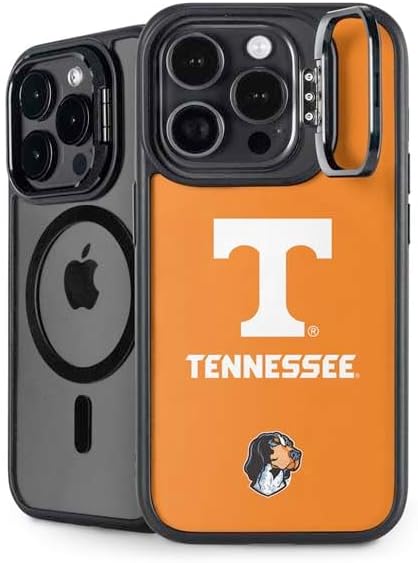 Skinit Kickstand Phone Case Compatible with iPhone 14 Pro Max - Officially Licensed University of Tennessee-Knoxville T Logo Vols on Gray Design