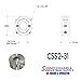 Summit Brand 5/16'' ID 2C-031-S Double Split Shaft Collar Stainless Steel Lock Collar Clamp Screw CSS2-31 4PCS(5/16'', 4)