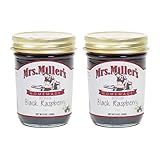 Mrs. Miller's Seedless Black Raspberry Jam 9 Ounce (Pack of 2)