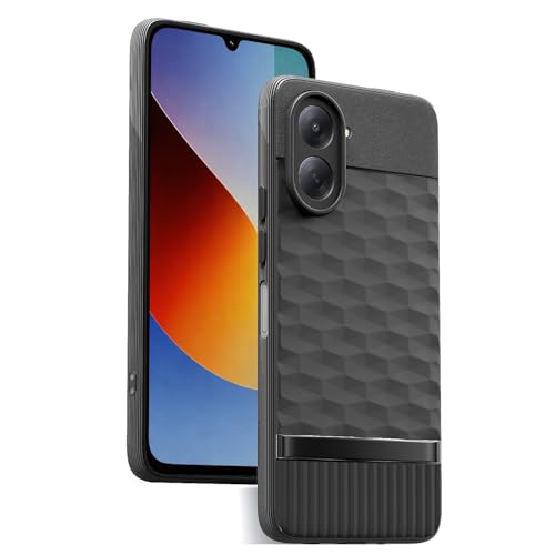 Image of Outlouders Back Cover for Redmi A7 | Full Camera Protection | TPU Soft Flexible Shockproof Bumper Case (Black)