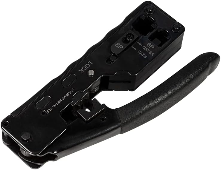 Vsshe RJ45 Crimpzange - Netzwerk Werkzeug Für CAT5 Bis CAT7 Kabel
