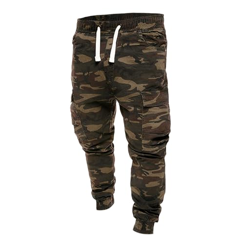 Pantalon Treillis Homme Pantalon Grande Taille Elastique Hiver Avec Multi Poches Et Élastique Serrage Pantalon Homme Habillé Pantalon Treillis Militaire...