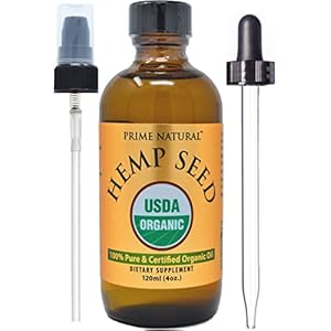 PRIME NATURAL Organic Hemp Seed Oil...