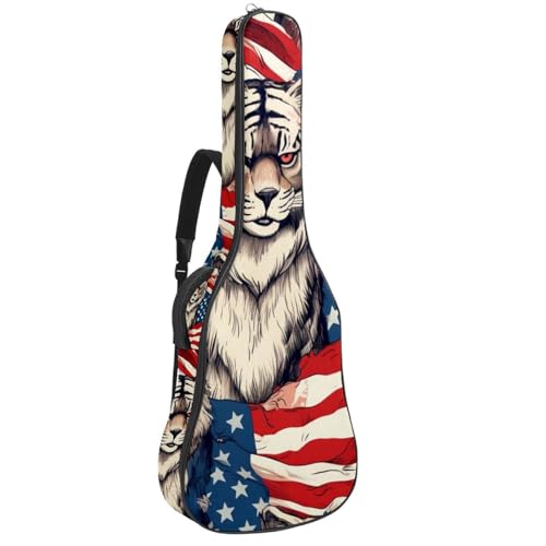 Étui de guitare acoustique imperméable 101,6 cm avec poches et sangle
