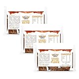 Caramel Keto Fudge | No Guilt Bakes | Diabetic Sweets & Low Carb | No Added Sugars, Healthy Snack (100g, 3 Pack)
