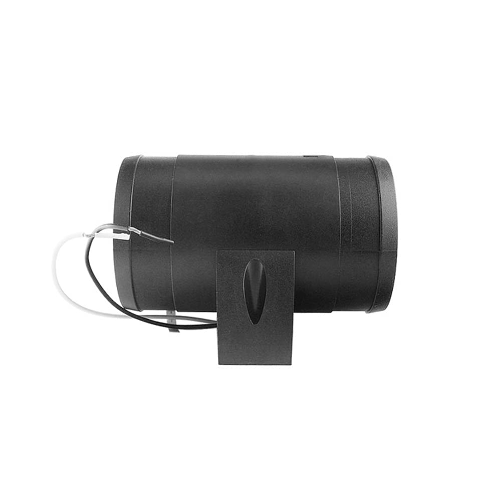 Riloer 12V RV Yacht Engine Room DC Marine Blower Ventilatore di scarico, in-line Air Blower con tubo di aspirazione 75MM/3" Ventilatore compatto per barca Motore di sentina Cambusa Ventilazione marina