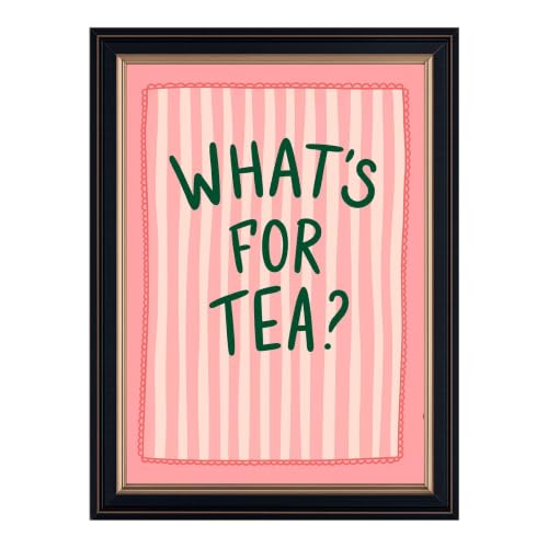 What’s For Tea Framed Quote Wall Art