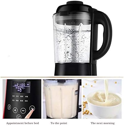 Multifunctional Super Quiet Heating Wall Breaking Machine Automatic Cleaning of Fruit Juicer Soymilk Machine(White-Dinosaur Doodle4)