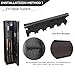 OCQOTAT Widen Foam Gun Rack with Buttstock Rest Padding 1 Set - Gun Safe Accessory for Rifles with Scope, Scoped Rifle Storage Rest,Rifle and Shotgun Organization,Gun Holder for Gun Cabinet Rifle Safe