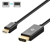 [page_title]-Rankie Kabel Mini Displayport (Thunderbolt) (Mini DP) auf HDMI, 4K, 1,8m, Schwarz
