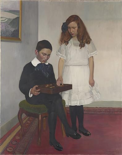 Affiche toile Vallotton pour raviver un mur blanc vide 60x90