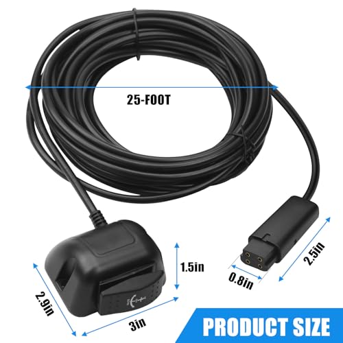 1810150 Remote Switch with 25ft Cord for Handheld, Dash Or Surface Mount Remote Switch Fit for Min-nKota Deckhand 40 Anchor by URYKEC - Image 2