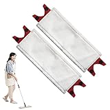 Ersatzbezug Mop,2 Stück Ersatzbezug für viledas ultramat 2in1,Mikrofaser Wischbezug Bodenwischer,Saugfähiger Wischer Ersatzbezug,Flacher Bodenwischer,für Zuhause und Küche Bodenreinigung