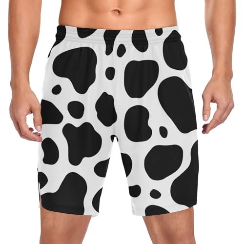 Men's 2 in 1 Workout Running Shorts, Gym Athletic Shorts for Men Lightweight Training with Pockets and Towel Loop2