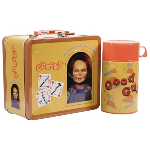 Surreal Entertainment Child's Play Chucky Good Guys Tin Lunch Box with Beverage Container Cover