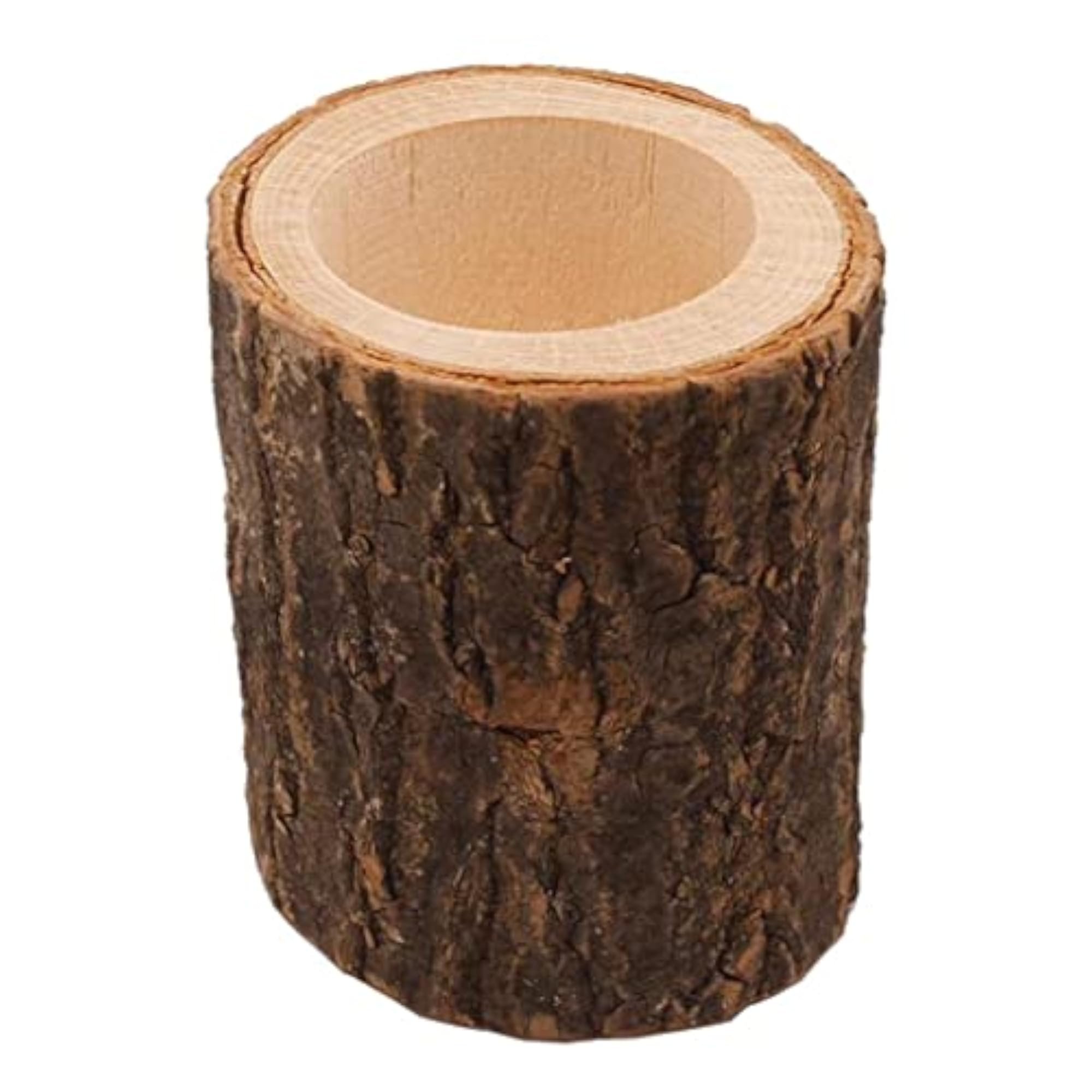Tree Stump Wooden Candle Holder for Wedding Decor