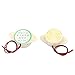 Aexit 2pcs DC Security & Surveillance 3-24V Industrial Continuous Sound Electronic Horns & Sirens Buzzer White