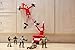 Elves Behavin' Badly - Pack of 2 Elf Plush with Vinyl Face - Red/White/Black