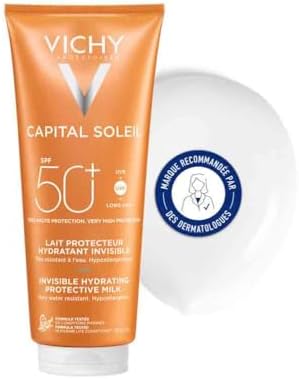 Vichy, Capital Soleil, Lait Solaire Hydratant SPF50+, Visage et C...