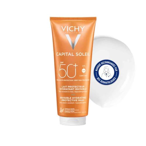 Vichy, Capital Soleil, Lait Solaire Hydratant SPF50+, Visage et C...