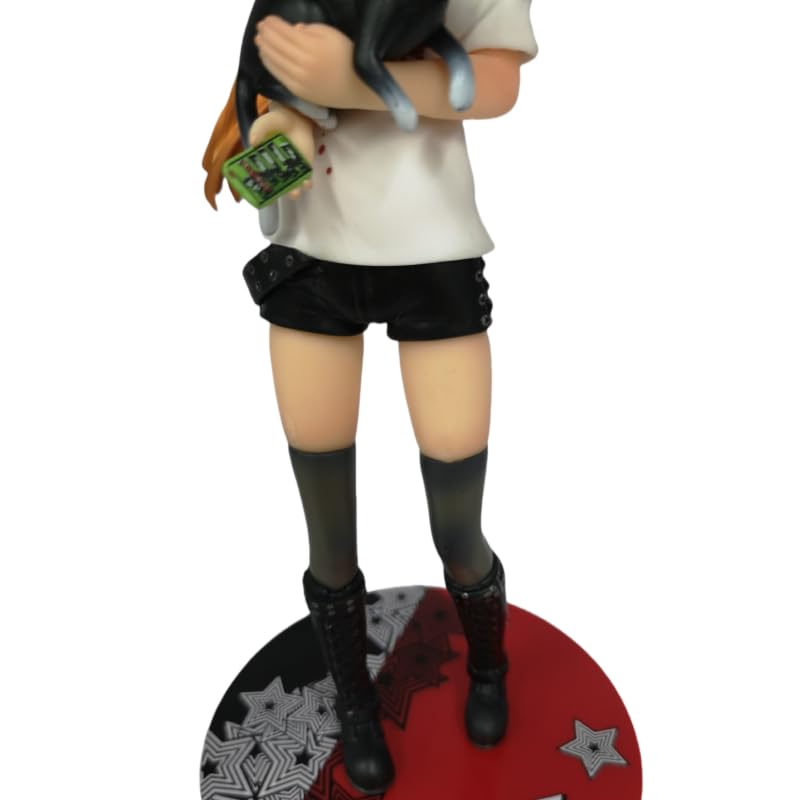 REOZIGN Figura Futaba Sakura, Gafas de pie, Figuras de anime Futaba Sakura 21 Cm, Estatuas de PVC Decoración de personajes de juego, Regalo