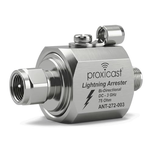 Proxicast ProGrade 230V Coaxial Lightning Arrester - 75 Ohm F-Male/Female